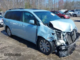 2017 Toyota Sienna with VIN 5TDDZ3DC9HS164773, listed as a IAAI auction lot 41811899 with 100,301 mi miles and . Bid and sale history available at DreamBid. Image 1.