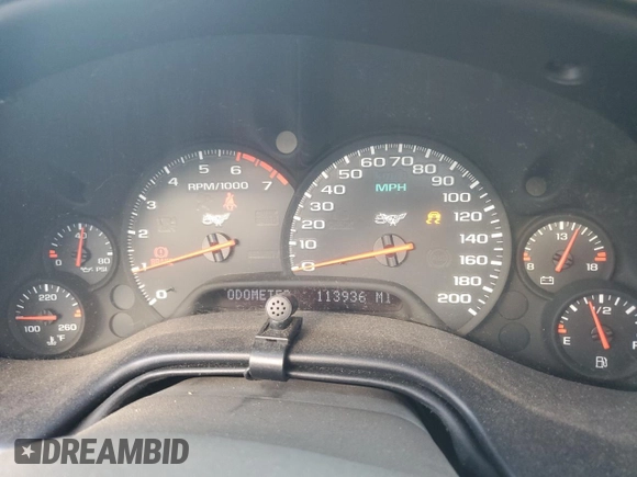 2003 Chevrolet Corvette with VIN 1G1YY32G335132659, listed as a Copart auction lot 78305334 with 113,936 mi miles and Non Repairable. Bid and sale history available at carsss.com. Image 9.