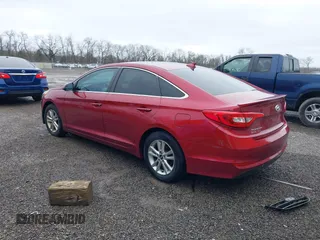 2016 Hyundai Sonata SE with VIN 5NPE24AF5GH273149, listed as a IAAI auction lot 41921543 with 168,762 mi miles and . Bid and sale history available at carsss.com. Image 3.