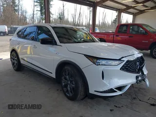 2023 Acura MDX w/A-Spec Package with VIN 5J8YE1H01PL030004, listed as a IAAI auction lot 41724782 with 15,835 mi miles and . Bid and sale history available at DreamBid. Image 1.