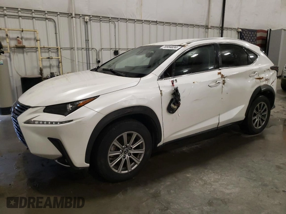 2020 Lexus NX 300 z VIN JTJAARBZXL2158305, wystawiony jako Copart lot #78584034 z przebiegiem 46 897 mil mil oraz Szkody całkowita. Historia ofert i sprzedaży dostępna na DreamBid. Obrazek 1.
