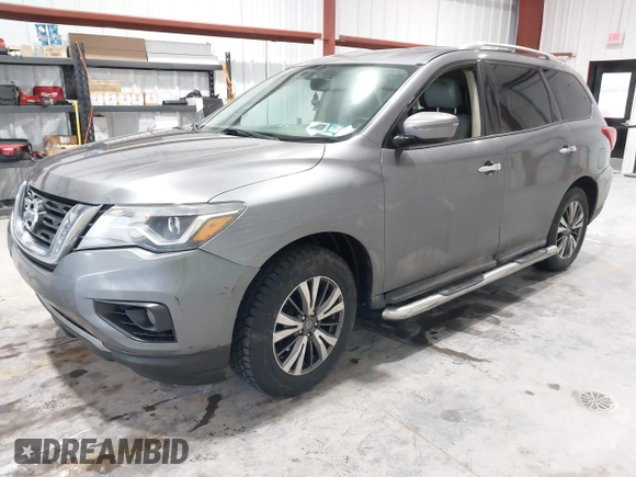 2017 Nissan Pathfinder SL with VIN 5N1DR2MM3HC658076, listed as a IAAI auction lot 41689930 with 212,789 mi miles and . Bid and sale history available at DreamBid. Image 17.