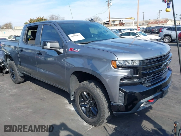 2020 Chevrolet Silverado 1500 LT Trail Boss with VIN 3GCPYFED9LG237690, listed as a IAAI auction lot 41470921 with 19,181 mi miles. Bid and sale history available at carsss.com. Image 1.