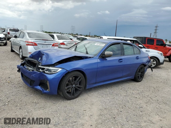 2020 BMW 3 Series M340i with VIN 3MW5U7J06L8B36769, listed as a Copart auction lot 68188424 with 0 mi miles and Salvage Title. Bid and sale history available at carsss.com. Image 1.