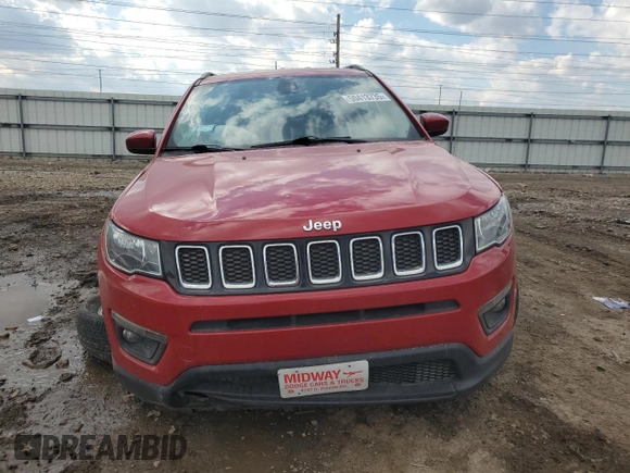 2021 Jeep Compass Latitude with VIN 3C4NJCBB0MT502048, listed as a Copart auction lot 50413735 with 30,251 mi miles and Salvage title. Bid and sale history available at DreamBid. Image 5.