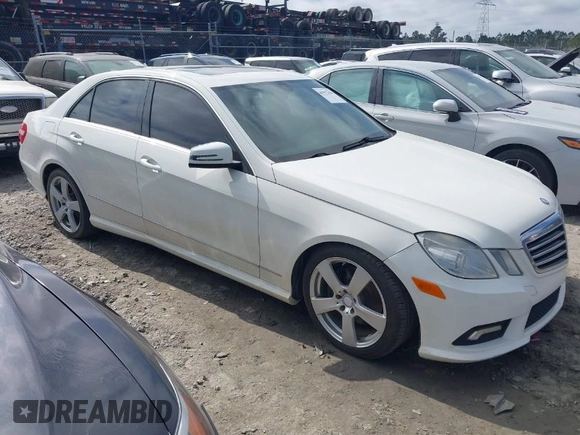 2011 Mercedes-Benz E-Class E 350 Luxury with VIN WDDHF5GB9BA270210, listed as a IAAI auction lot 41527438 with 147,692 mi miles. Bid and sale history available at carsss.com. Image 1.