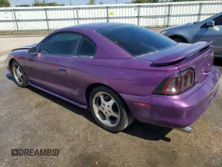 1997 Ford Mustang Cobra with VIN 1FALP47V0VF117976, listed as a Copart auction lot 72975454 with 165,076 mi miles and Salvage Title. Bid and sale history available at carsss.com. Image 2.