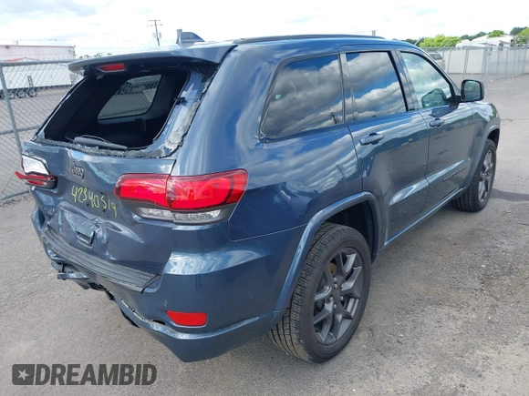 2021 Jeep Grand Cherokee Limited z VIN 1C4RJFBG3MC810728, wystawiony jako IAAI lot #42340519 z przebiegiem 46 180 mil mil oraz . Historia ofert i sprzedaży dostępna na DreamBid. Obrazek 4.