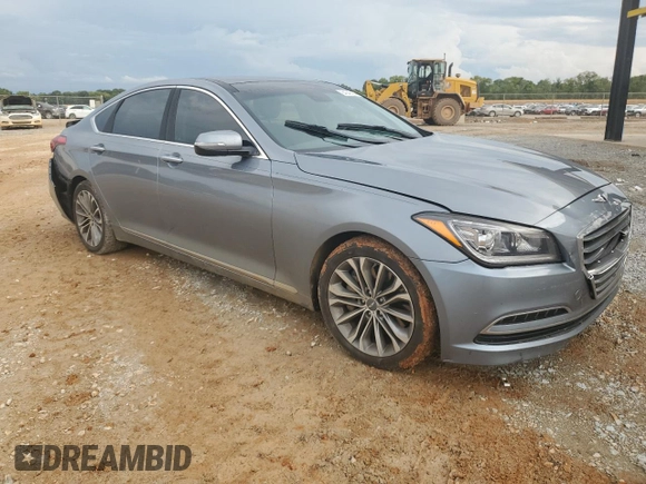 2015 Hyundai Genesis 3.8L with VIN KMHGN4JE4FU019004, listed as a Copart auction lot 64042934 with 163,006 mi miles and Salvage Title. Bid and sale history available at carsss.com. Image 4.