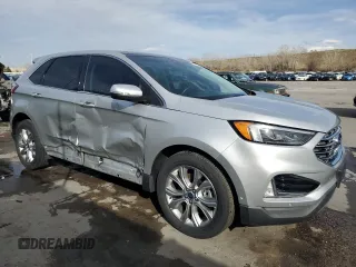 2019 Ford Edge Titanium with VIN 2FMPK4K95KBB56706, listed as a Copart auction lot 52135685 with 72,471 mi miles and Salvage Title. Bid and sale history available at carsss.com. Image 4.