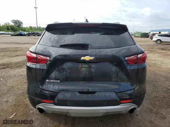 2020 Chevrolet Blazer LT with VIN 3GNKBCR43LS697825, listed as a Copart auction lot 57707434 with 43,489 mi miles and Salvage Title. Bid and sale history available at carsss.com. Image 6.