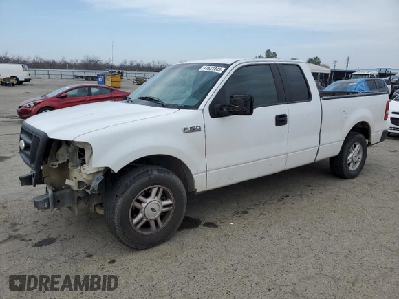 2007 Ford F-150 XL with VIN 1FTPX12557NA26440, listed as a Copart auction lot 41621445 with 184,854 mi miles and Salvage Title. Bid and sale history available at carsss.com. Image 1.