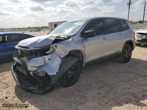 2021 Honda Passport Sport with VIN 5FNYF8H23MB043390, listed as a Copart auction lot 80512964 with 25,658 mi miles and Salvage Title. Bid and sale history available at carsss.com. Image 1.