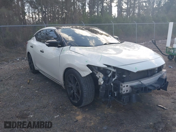 2016 Nissan Maxima SV with VIN 1N4AA6AP4GC386338, listed as a IAAI auction lot 41511559 with 176,957 mi miles and . Bid and sale history available at carsss.com. Image 1.