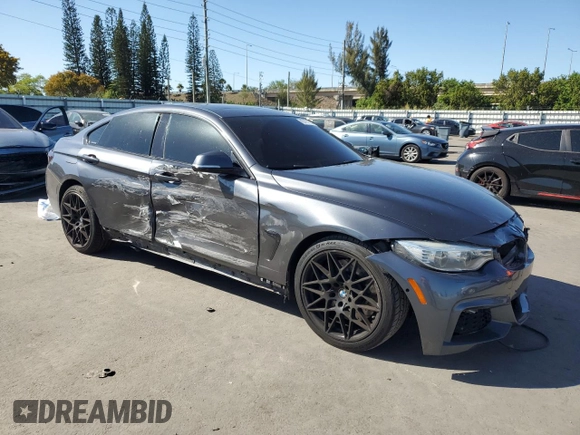 2015 BMW 4 Series 435i xDrive with VIN WBA4B3C55FD670422, listed as a Copart auction lot 45791165 with 95,786 mi miles and Non Repairable. Bid and sale history available at DreamBid. Image 4.