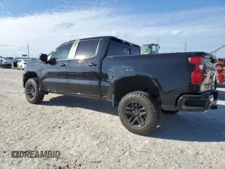 2022 Chevrolet Silverado 1500 LT Trail Boss with VIN 3GCUDFETXNG522679, listed as a Copart auction lot 46311095 with 50,531 mi miles and Salvage Title. Bid and sale history available at DreamBid. Image 2.