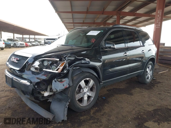 2012 GMC Acadia SLT1 with VIN 1GKKRRED2CJ394151, listed as a IAAI auction lot 41862576 with 158,414 mi miles. Bid and sale history available at carsss.com. Image 2.