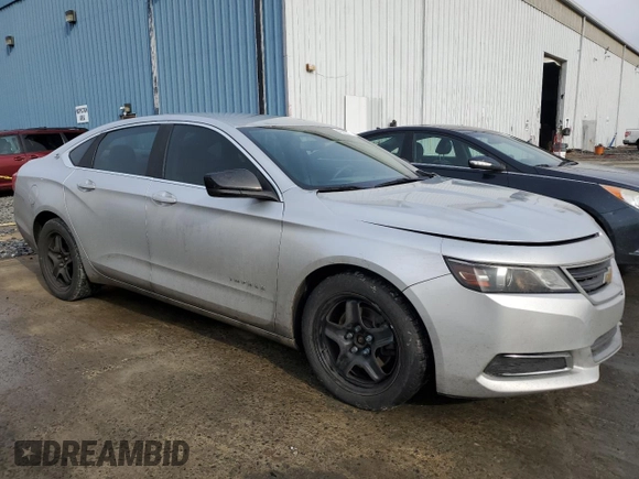 2017 Chevrolet Impala LS with VIN 1G11Z5S33HU118653, listed as a Copart auction lot 43614345 with 74,006 mi miles and Salvage Title. Bid and sale history available at DreamBid. Image 4.