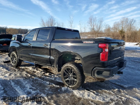 2022 Chevrolet Silverado 1500 Custom Trail Boss with VIN 3GCPDCED9NG629033, listed as a Copart auction lot 42875165 with 42,537 mi miles and Salvage Title. Bid and sale history available at DreamBid. Image 2.
