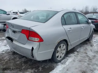 2011 Honda Civic Sdn LX with VIN 2HGFA1F54BH520203, listed as a IAAI auction lot 41708981 with 176,451 mi miles. Bid and sale history available at carsss.com. Image 4.