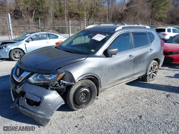 2019 Nissan Rogue S with VIN 5N1AT2MV3KC758621, listed as a IAAI auction lot 41690901 with 116,828 mi miles. Bid and sale history available at carsss.com. Image 18.