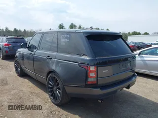 2016 Land Rover Range Rover Supercharged with VIN SALGS2EF4GA262344, listed as a IAAI auction lot 42111550 with 101,985 mi miles and . Bid and sale history available at DreamBid. Image 3.