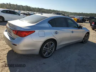 2017 Infiniti Q50 3.0t Signature Edition with VIN JN1EV7AR6HM832060, listed as a Copart auction lot 74277644 with 75,543 mi miles and Salvage Title. Bid and sale history available at carsss.com. Image 3.