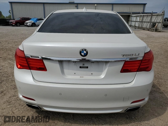 2012 BMW 7 Series 750Li xDrive with VIN WBAKC8C57CC436737, listed as a Copart auction lot 52068285 with 125,582 mi miles and Salvage Title. Bid and sale history available at carsss.com. Image 6.