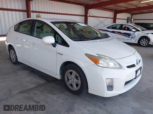 2010 Toyota Prius II with VIN JTDKN3DU1A0004827, listed as a IAAI auction lot 42245203 with 374,897 mi miles and . Bid and sale history available at DreamBid. Image 1.