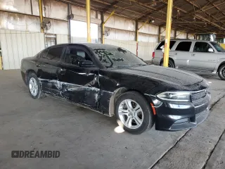2021 Dodge Charger SXT with VIN 2C3CDXBG7MH531464, listed as a Copart auction lot 43644555 with 93,316 mi miles and Salvage Title. Bid and sale history available at DreamBid. Image 4.