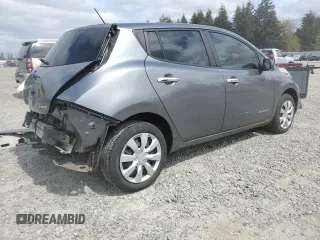 2015 Nissan LEAF S with VIN 1N4AZ0CP9FC324158, listed as a Copart auction lot 54945665 with 79,452 mi miles and Salvage Title. Bid and sale history available at DreamBid. Image 3.