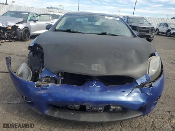 2007 Mitsubishi Eclipse GT with VIN 4A3AK34T77E602439, listed as a Copart auction lot 70915044 with 119,562 mi miles and Salvage Title. Bid and sale history available at carsss.com. Image 5.