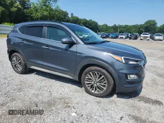 2021 Hyundai Tucson Ultimate with VIN KM8J33AL9MU343048, listed as a Copart auction lot 57421225 with 43,322 mi miles and Salvage title. Bid and sale history available at DreamBid. Image 4.