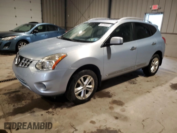 2012 Nissan Rogue S with VIN JN8AS5MV7CW362902, listed as a Copart auction lot 58706805 with 143,988 mi miles and Clean title. Bid and sale history available at DreamBid. Image 1.