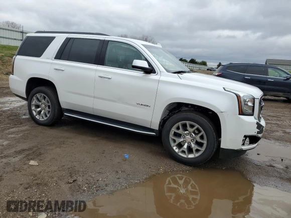 2019 GMC Yukon SLT Standard Edition with VIN 1GKS2DKC4KR371506, listed as a Copart auction lot 81917584 with 56,193 mi miles and Clean Title. Bid and sale history available at carsss.com. Image 4.
