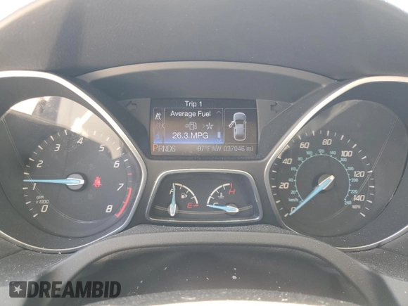 2013 Ford Focus SE with VIN 1FADP3K23DL114680, listed as a Copart auction lot 53332295 with 37,046 mi miles and Salvage Title. Bid and sale history available at carsss.com. Image 9.