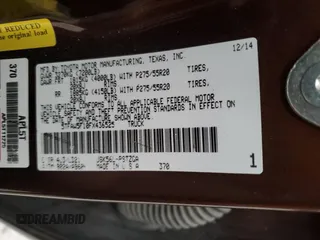 2015 Toyota Tundra 4WD Truck Platinum with VIN 5TFAW5F10FX436525, listed as a Copart auction lot 78432194 with 135,093 mi miles and Salvage Title. Bid and sale history available at carsss.com. Image 12.