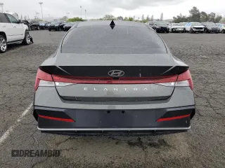 2024 Hyundai Elantra SEL with VIN KMHLS4DG9RU691309, listed as a Copart auction lot 51324695 with 15,232 mi miles and Salvage Title. Bid and sale history available at carsss.com. Image 6.
