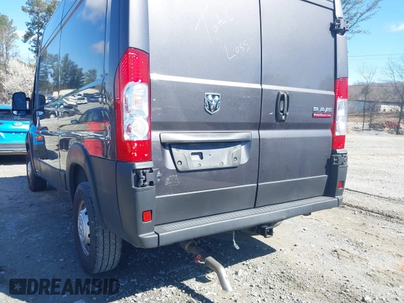 2021 Ram ProMaster Cargo with VIN 3C6LRVBG8ME521322, listed as a IAAI auction lot 41731201 with 52,823 mi miles. Bid and sale history available at carsss.com. Image 6.