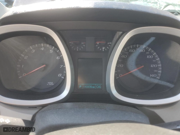 2013 Chevrolet Equinox LT with VIN 2GNALPEK2D6418451, listed as a Copart auction lot 52515485 with 113,370 mi miles and Salvage Title. Bid and sale history available at carsss.com. Image 9.