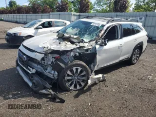 2024 Subaru Outback Limited z VIN 4S4BTANC7R3262727, wystawiony jako Copart lot #58741045 z przebiegiem Nie podano mil oraz Szkoda całkowita • Salvage title. Historia ofert i sprzedaży dostępna na DreamBid. Obrazek 1.