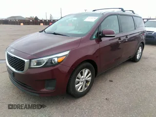 2016 Kia Sedona LX with VIN KNDMB5C18G6161281, listed as a IAAI auction lot 42134710 with 175,777 mi miles. Bid and sale history available at carsss.com. Image 2.