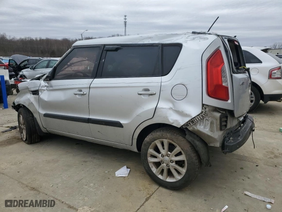 2013 Kia Soul + with VIN KNDJT2A68D7769529, listed as a Copart auction lot 47841155 with 200,836 mi miles and Salvage Title. Bid and sale history available at carsss.com. Image 2.