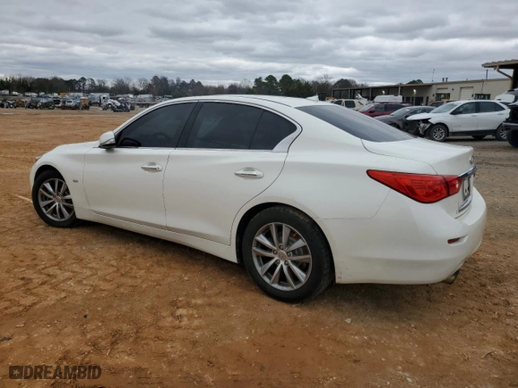 2017 Infiniti Q50 3.0t Premium with VIN JN1EV7AP8HM730211, listed as a Copart auction lot 47554045 with NaN miles and Salvage Title. Bid and sale history available at carsss.com. Image 2.