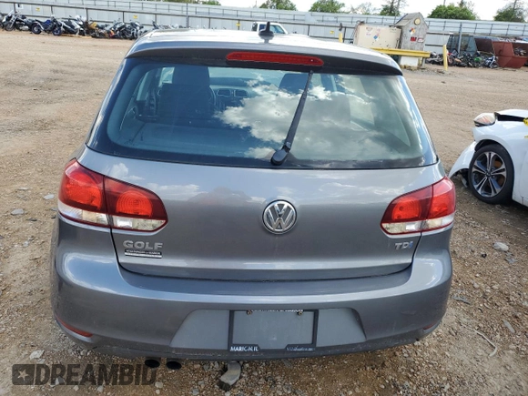 2013 Volkswagen Golf TDI w/Sunroof & Nav with VIN WVWNM7AJ0DW125559, listed as a Copart auction lot 50438254 with 73,133 mi miles and Salvage title. Bid and sale history available at DreamBid. Image 6.