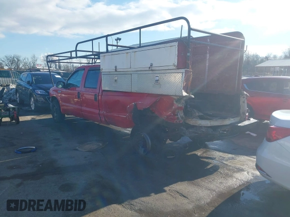 2005 Ford Super Duty F-250 XL with VIN 1FTSW20575EB69845, listed as a IAAI auction lot 41346591 with 1 mi miles. Bid and sale history available at carsss.com. Image 3.