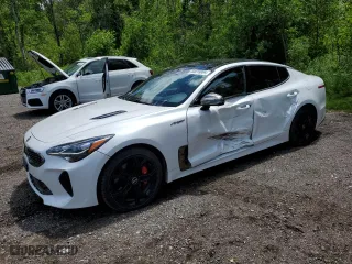 2019 Kia Stinger GT2 with VIN KNAE55LC0K6066992, listed as a Copart auction lot 60815804 with 50,750 mi miles and Clean Title. Bid and sale history available at carsss.com. Image 1.