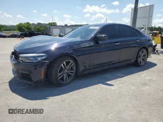 2017 BMW 5 Series 540i with VIN WBAJE5C35HG477757, listed as a Copart auction lot 61794835 with 83,922 mi miles and Salvage title. Bid and sale history available at DreamBid. Image 1.