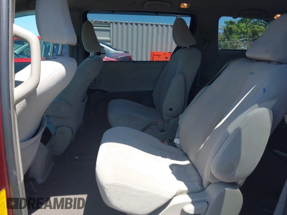 2012 Toyota Sienna LE AAS with VIN 5TDKK3DC9CS203298, listed as a IAAI auction lot 42070158 with 266,202 mi miles and . Bid and sale history available at DreamBid. Image 8.