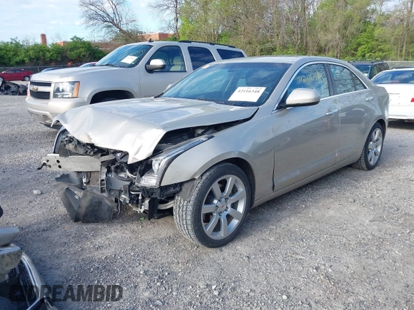 2014 Cadillac ATS Standard RWD z VIN 1G6AA5RA0E0103116, wystawiony jako IAAI lot #42116348 z przebiegiem 133 956 mil mil oraz . Historia ofert i sprzedaży dostępna na DreamBid. Obrazek 2.
